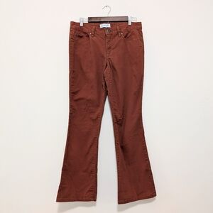 Relativity Burnt Orange Boot Flare Autumn Jeans Size 8